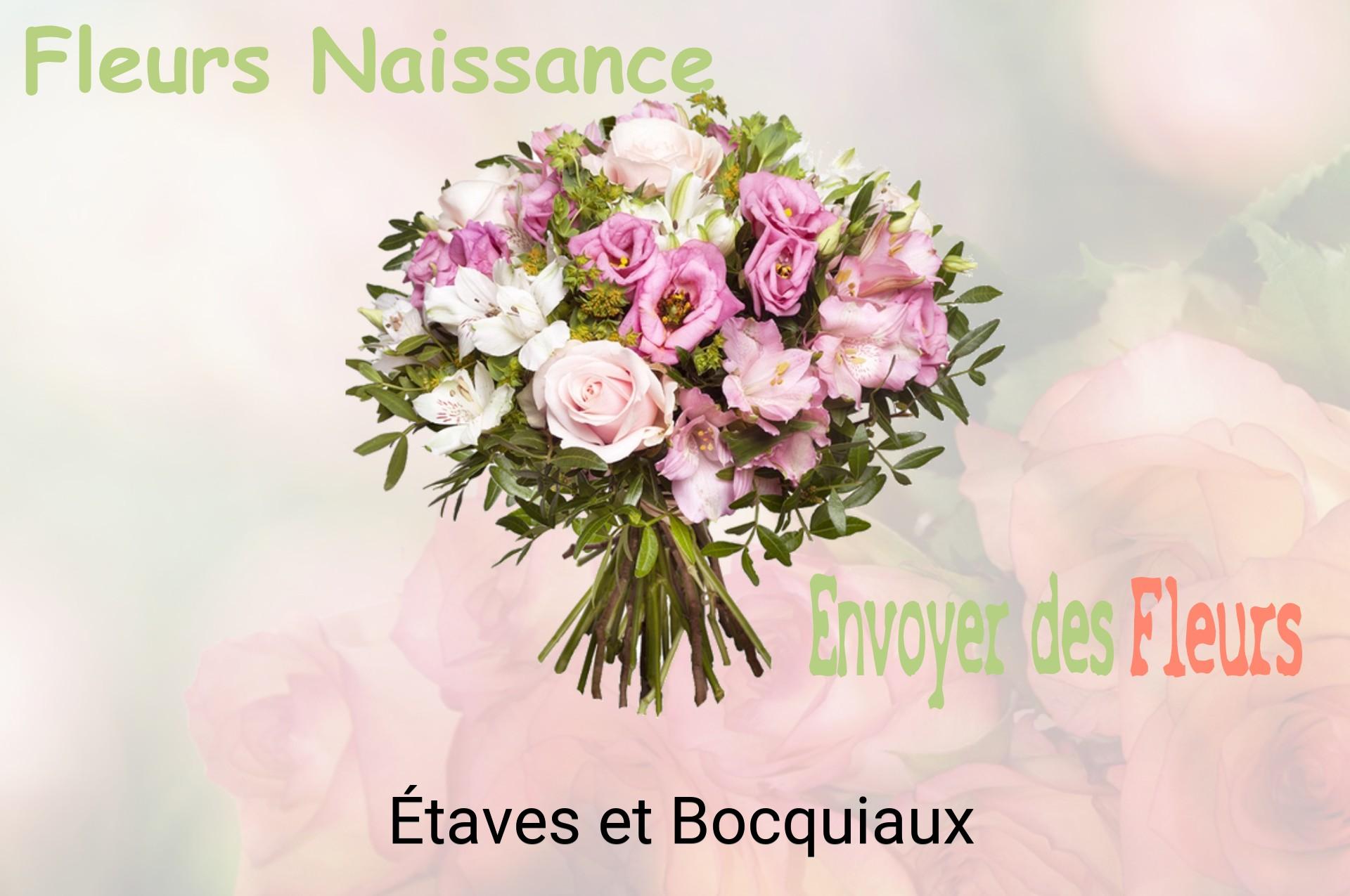Bouquet de fleurs de naissance livré à Étaves-et-Bocquiaux