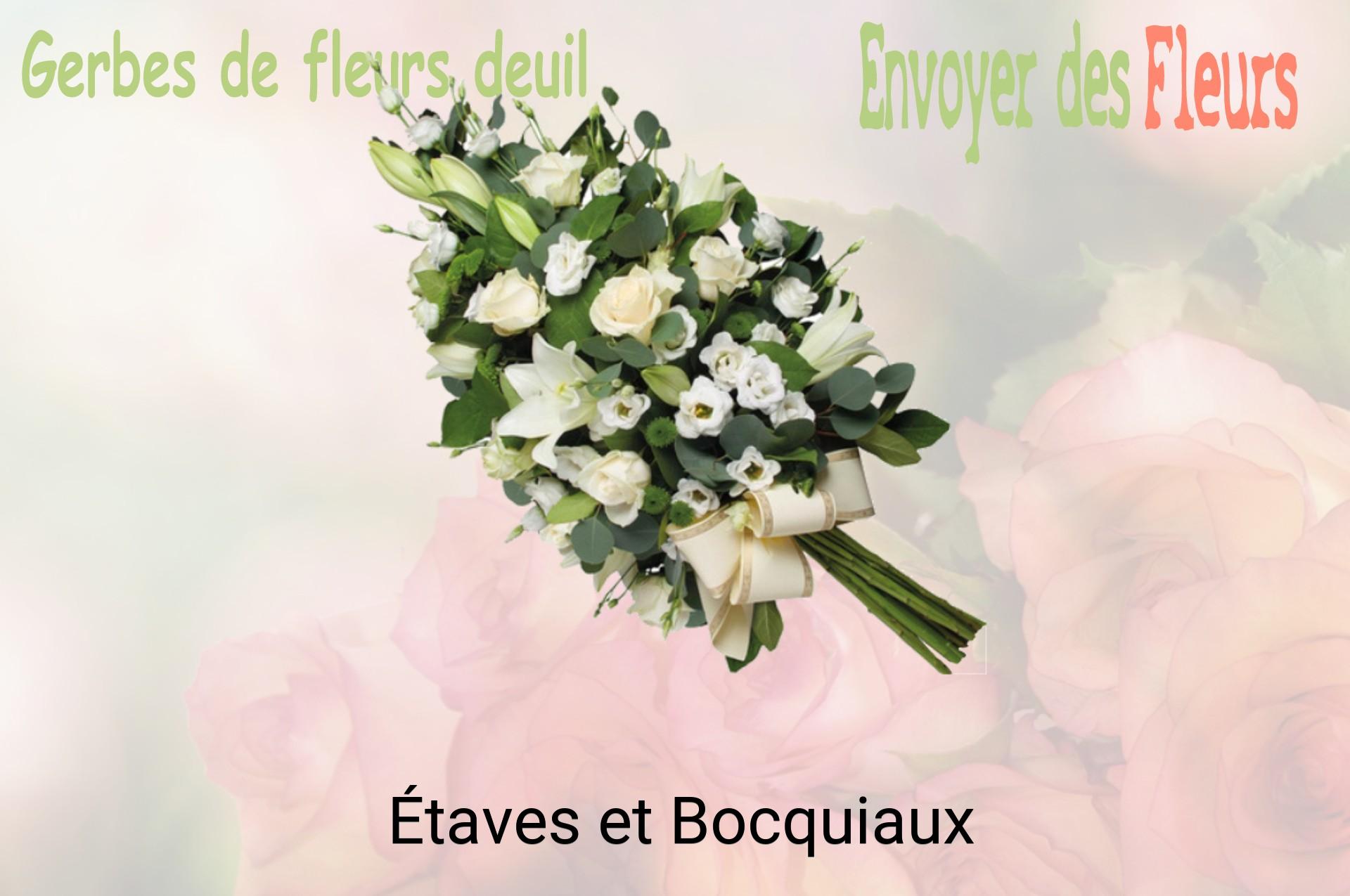 Gerbe de fleurs de deuil livrée à Étaves-et-Bocquiaux